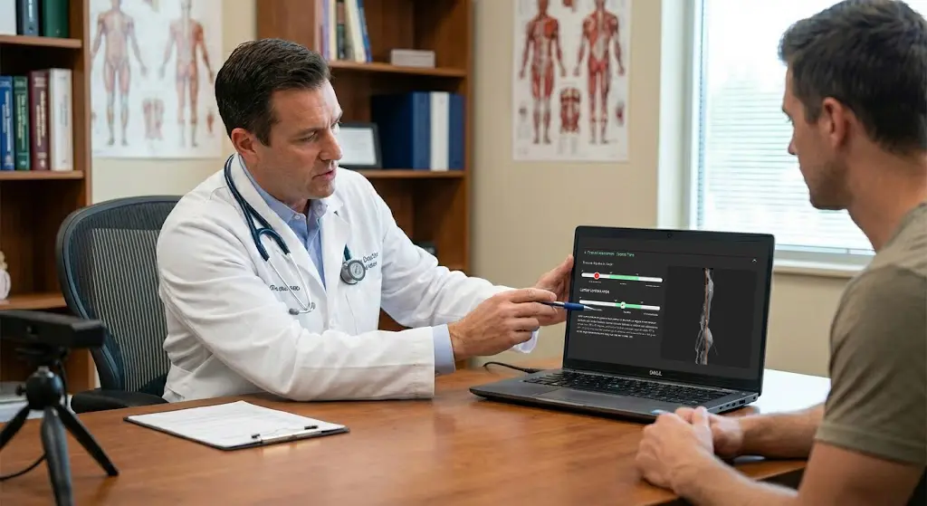 doctor makes judgement